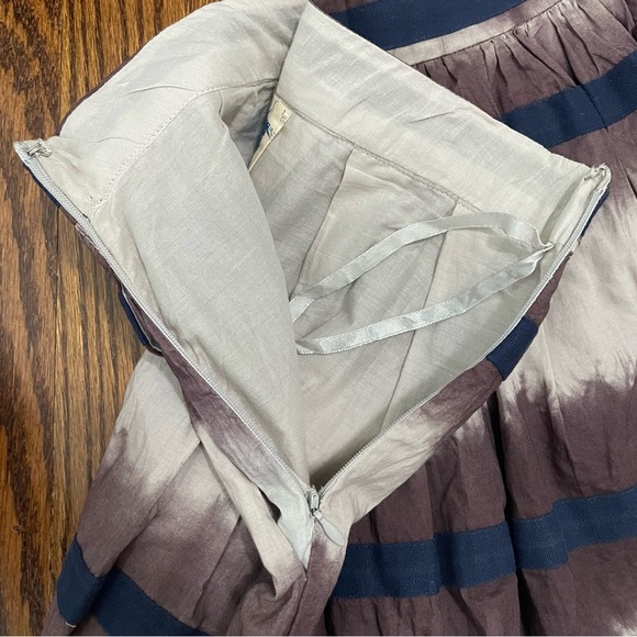 Anthropologie Edme & Esyllte Striped/Lined Skirt Size 2 - Picture 3 of 8